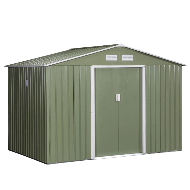 Outsunny 9 x 6ft Metal Garden Shed