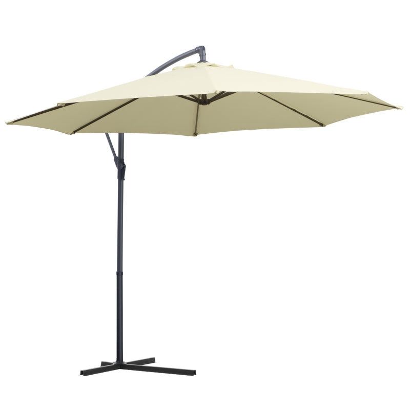 Outsunny 3 m Parasol Garden Sun Umbrella