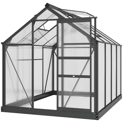 Outsunny 6 x 8ft Polycarbonate Greenhouse