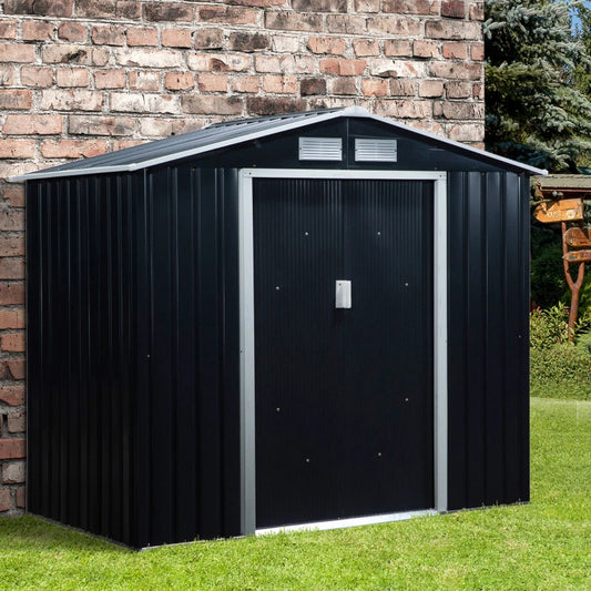 Outsunny 7 x 4ft Metal Garden Shed