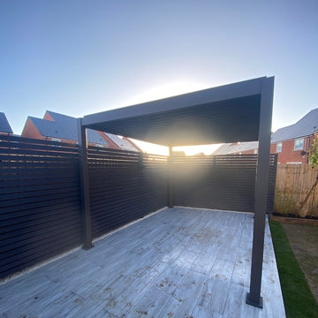 Suns Lifestyle Rota Louvered Pergola 3 X 4M - Matt Royal Grey