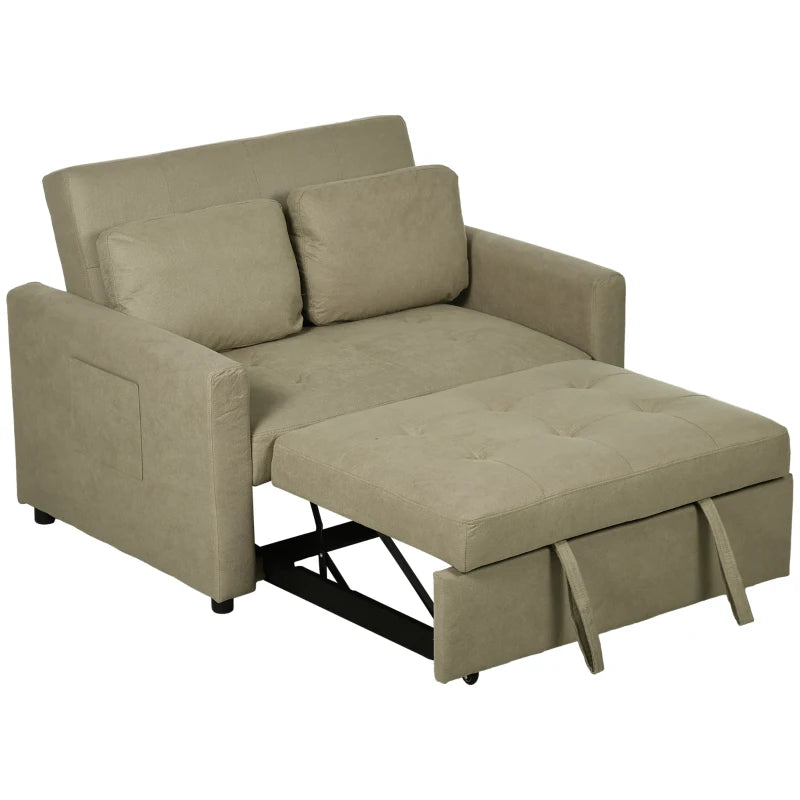 HOMCOM Loveseat Sofa Bed