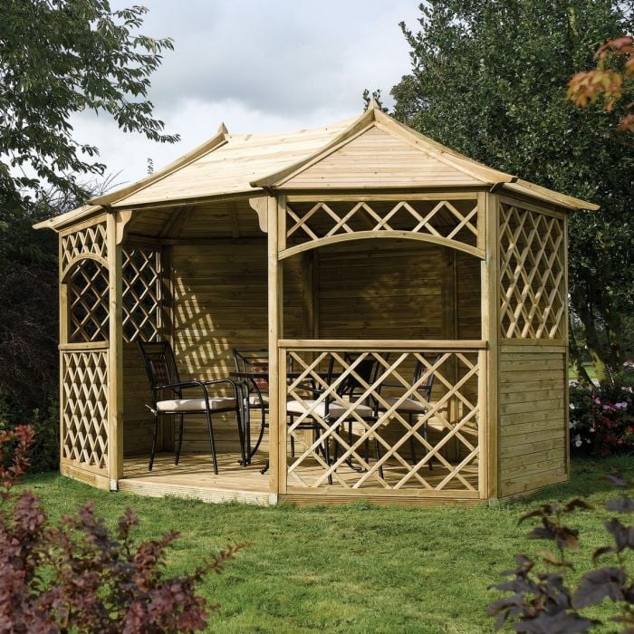 Rowlinson Sandringham 8-sided Gazebo 2700 x 3940 x 3000mm