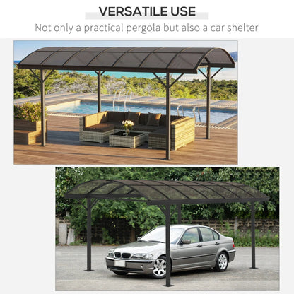 Outsunny Hardtop Aluminium Shelter 5 x 3(m)