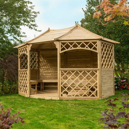 Rowlinson Sandringham 8-sided Gazebo 2700 x 3940 x 3000mm