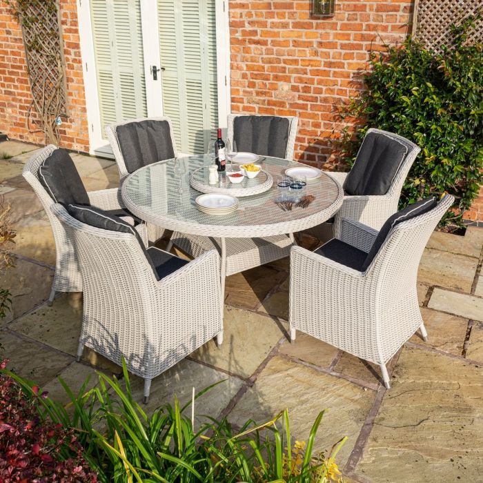 Rowlinson Prestbury 6 Seater Rattan Dining Set