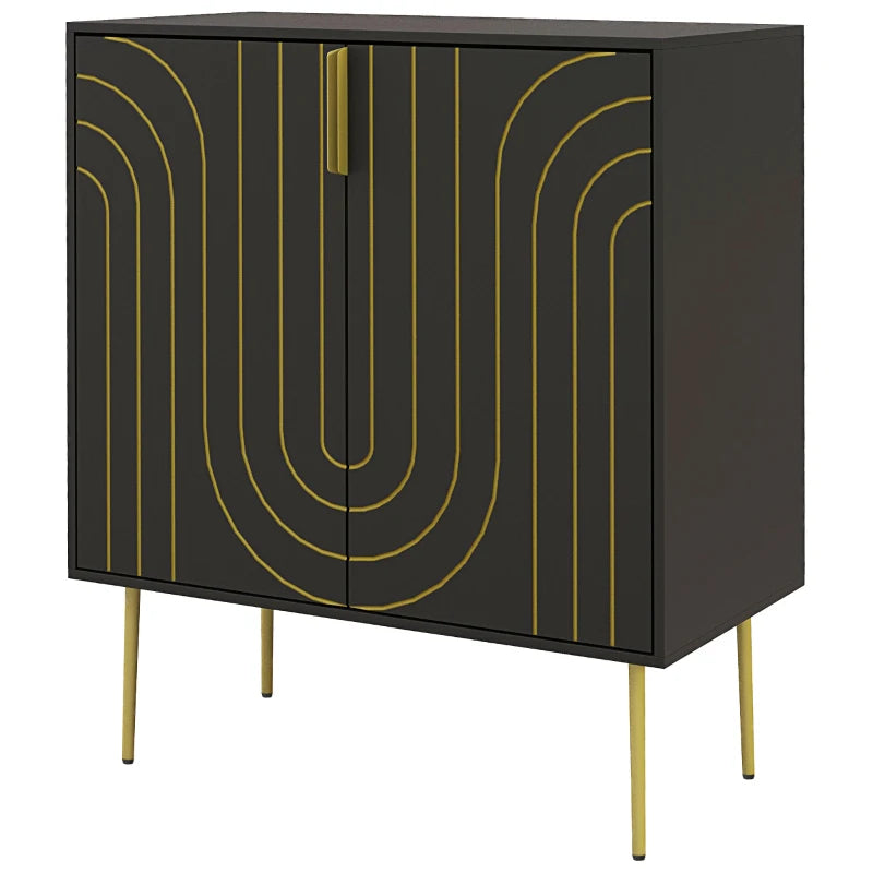 HOMCOM Art Deco Inspired Sideboard