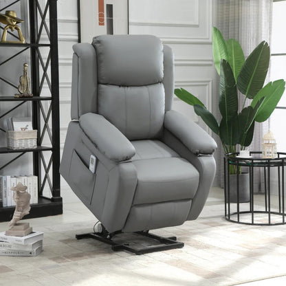 HOMCOM Electric Power Lift Recliner Chair Vibration Massage