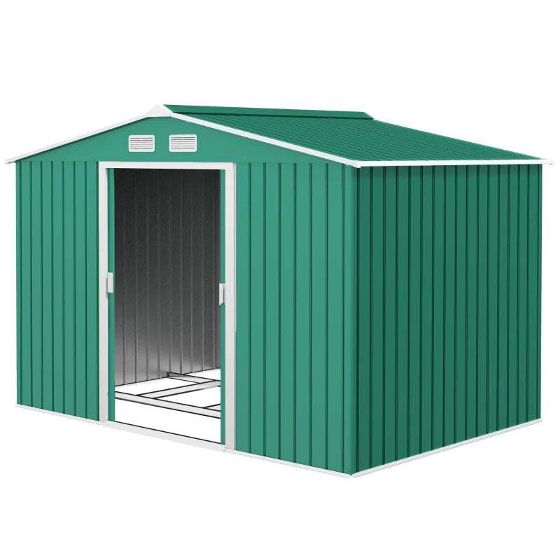 Outsunny 9 x 6ft Metal Garden Shed