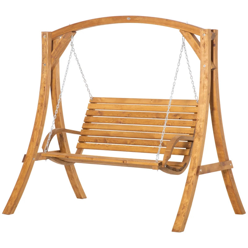 Outsunny 2 Seater Garden Swing Seat Swing Chair