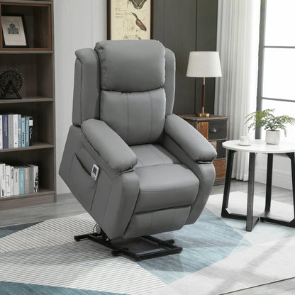 HOMCOM Electric Power Lift Recliner Chair Vibration Massage