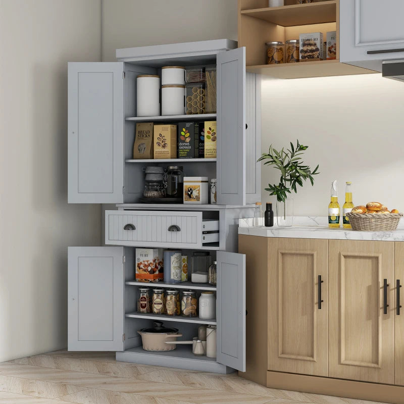 HOMCOM Freestanding Multi-Storage Kitchen Cabinet