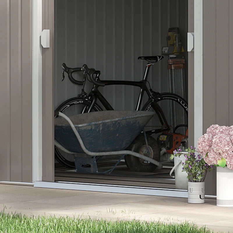 Outsunny 13 x 11ft Garden Metal Storage Shed