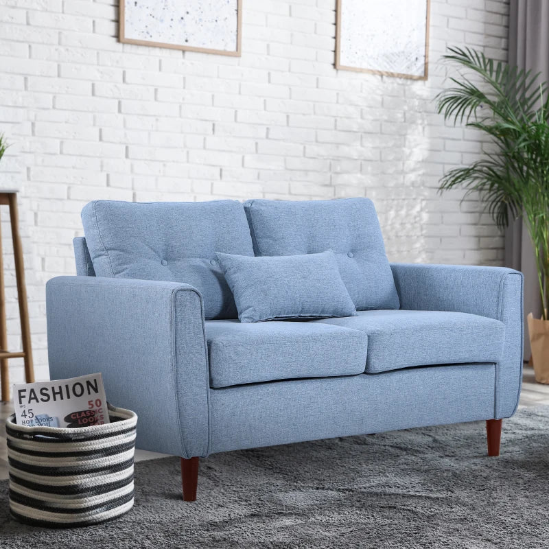 HOMCOM 2 Seat Sofa Double Sofa Loveseat