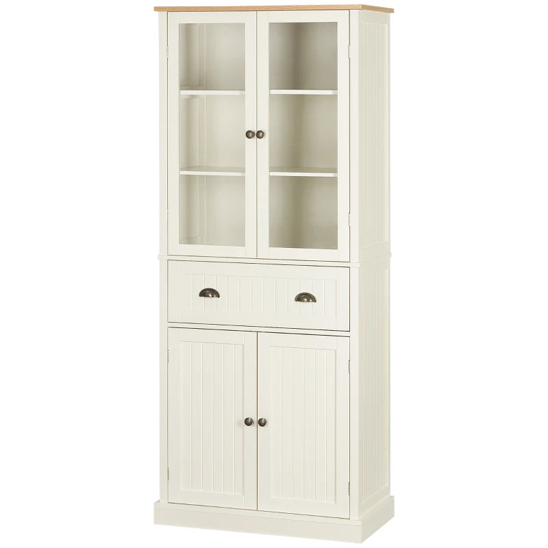 HOMCOM Freestanding Kitchen Cupboard