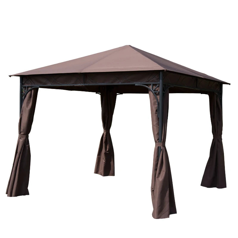 Outsunny 3 x 3(m) Garden Gazebo, Outdoor