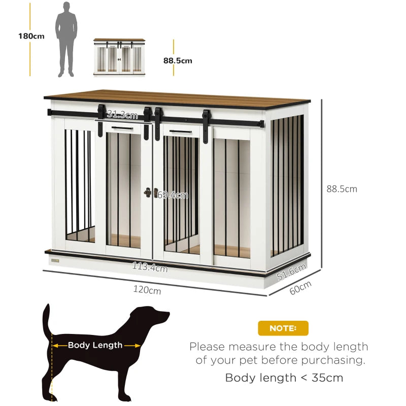 PawHut Dog Crate Furniture for Dogs