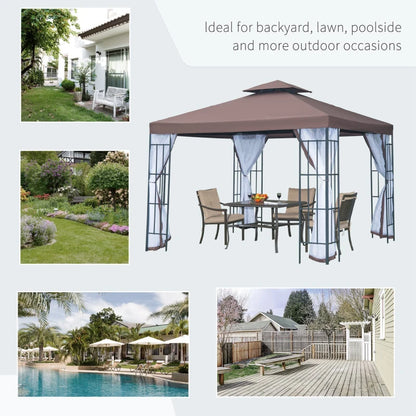 Outsunny 3 x 3(m) Patio Gazebo