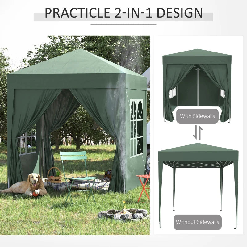 Outsunny 2 x 2 m Garden Pop Up Gazebo