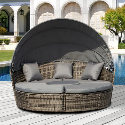 Outsunny Outdoor PE Rattan Garden Furniture