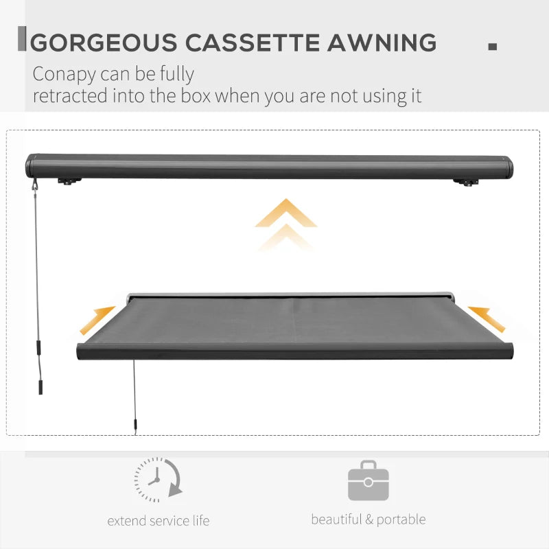 Outsunny Electric Motorised Awning Door