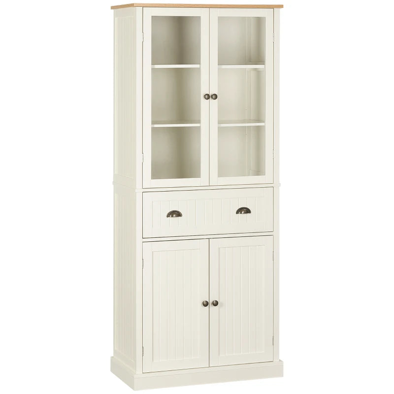 HOMCOM Freestanding Kitchen Cupboard