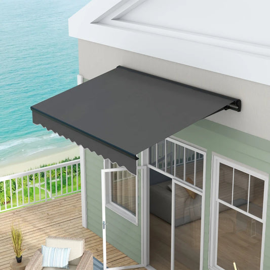 Outsunny 3 x 2m Aluminium Frame Electric Awning