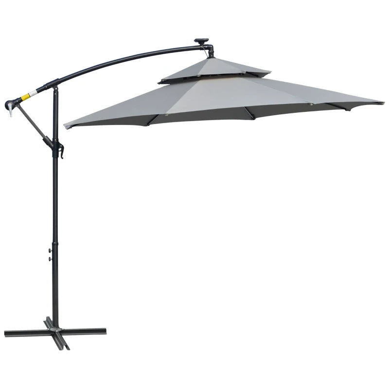 Outsunny 3(m) Cantilever Banana Parasol