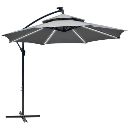 Outsunny 3(m) Cantilever Banana Parasol