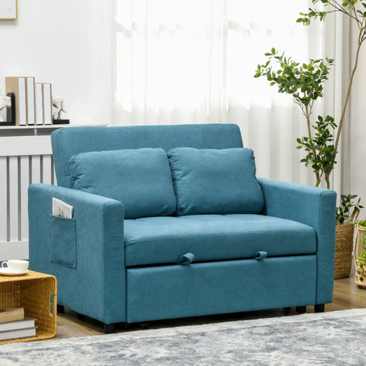 HOMCOM Loveseat Sofa Bed