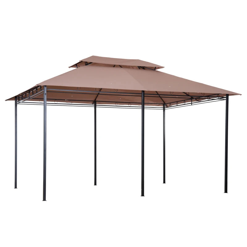 Outsunny 4m x 3(m) Metal Gazebo Canopy Party