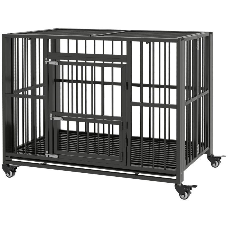 PawHut 43" Heavy Duty Dog Crate