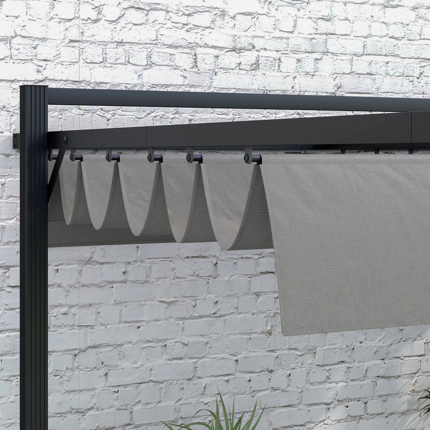 Outsunny 3 x 3(m) Retractable Pergola