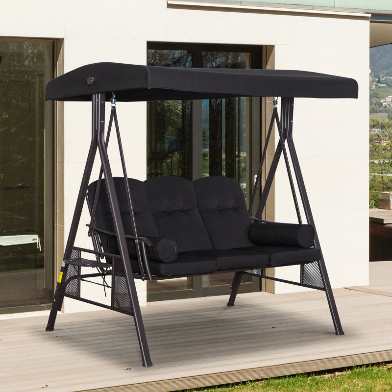 Outsunny 3 Seater Garden Swing Chair