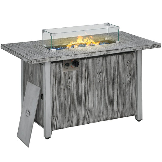 Share Outsunny 50,000 BTU Gas Fire Pit Table