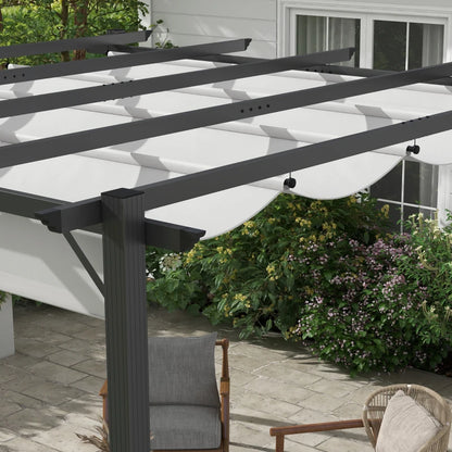 Outsunny 3 x 3(m) Aluminium Pergola Canopy