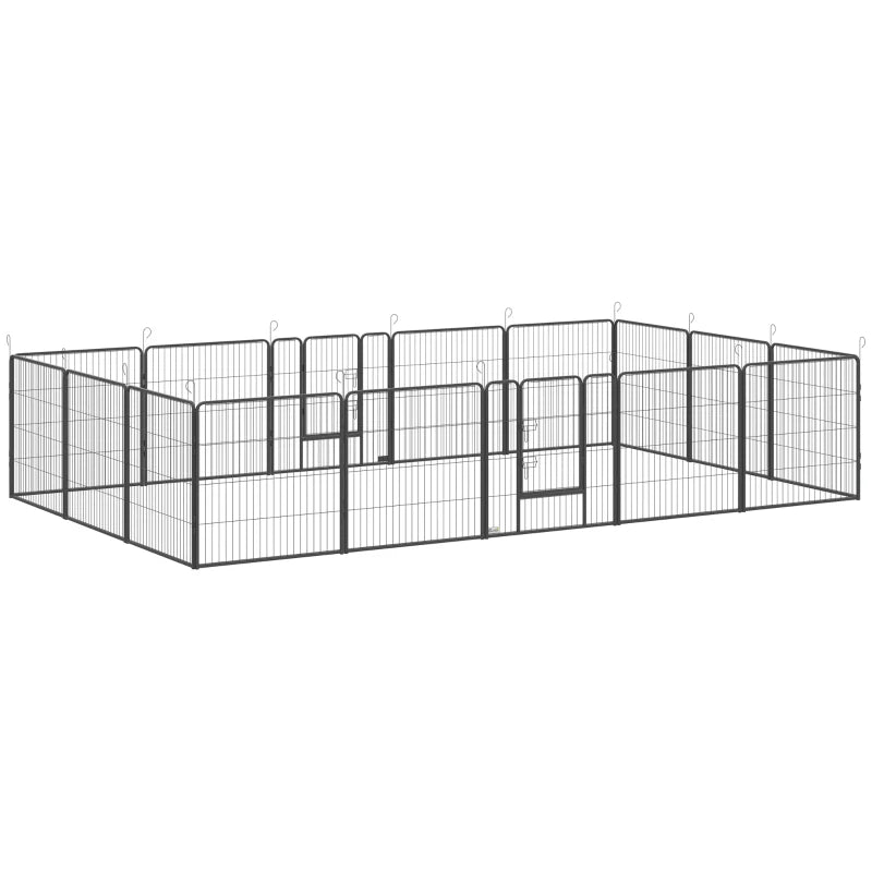 PawHut 16 Panels Heavy Duty Puppy Playpen