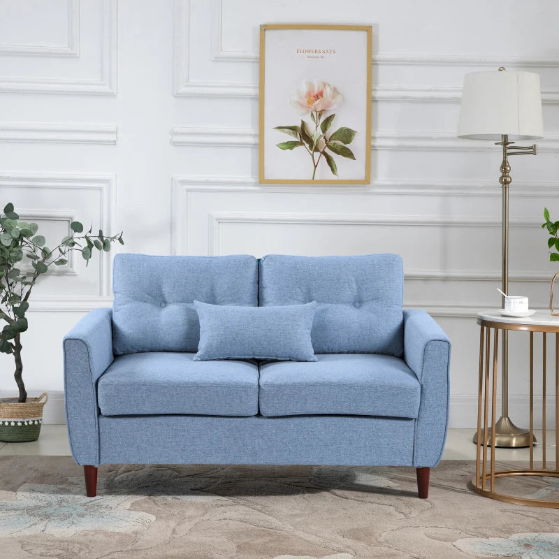 HOMCOM 2 Seat Sofa Double Sofa Loveseat