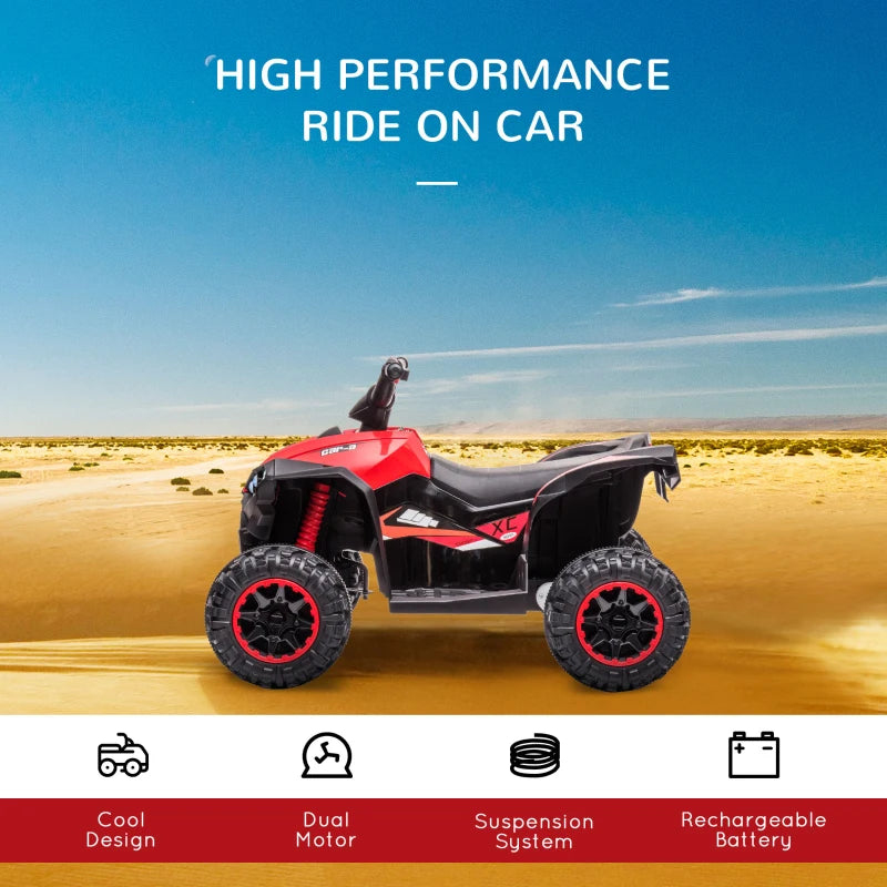 HOMCOM 12V Ride-On Quad Bike