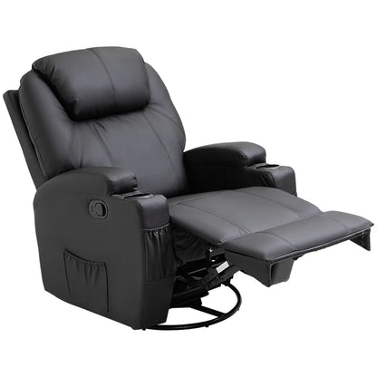 HOMCOM Recliner Armchair, Rocking Massage