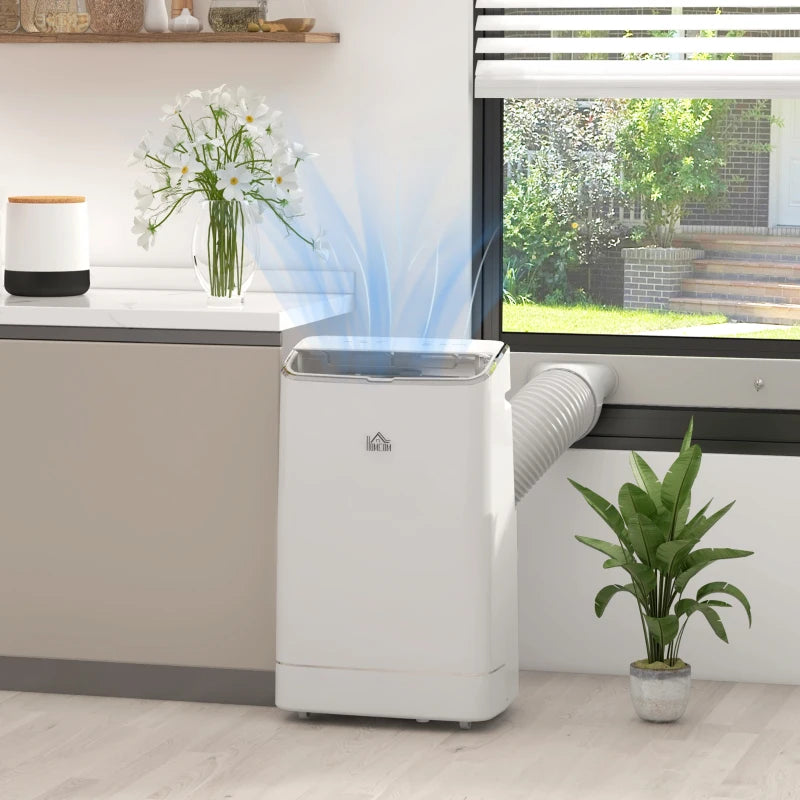 HOMCOM 5-in-1 Portable Air Conditioner 14,000 BTU with WiFi Compatible