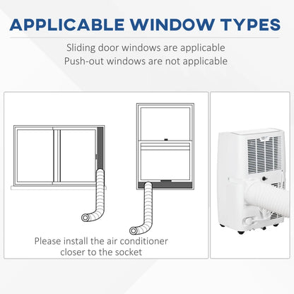 HOMCOM 12000 BTU Air Conditioning Unit, 3-in-1 Portable Air Conditioner