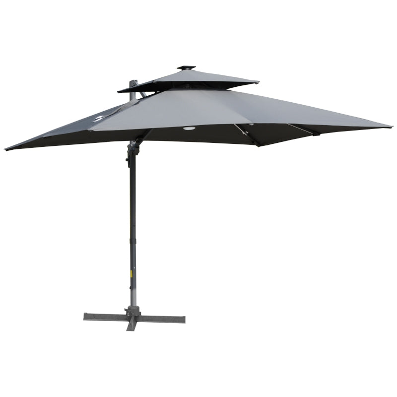 Outsunny 3m Cantilever Parasol