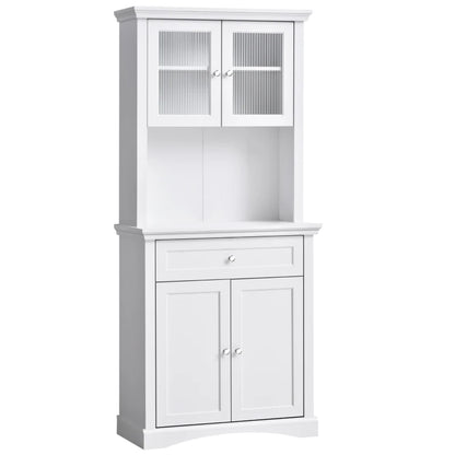 HOMCOM Kitchen Cupboard, Freestanding Storage Cabinet