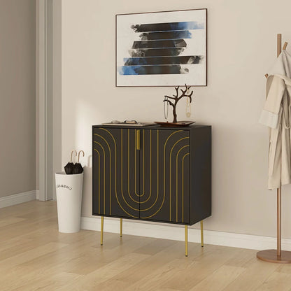 HOMCOM Art Deco Inspired Sideboard