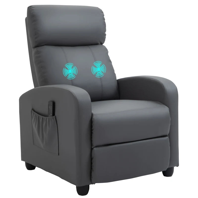 HOMCOM Recliner Armchair, Massage