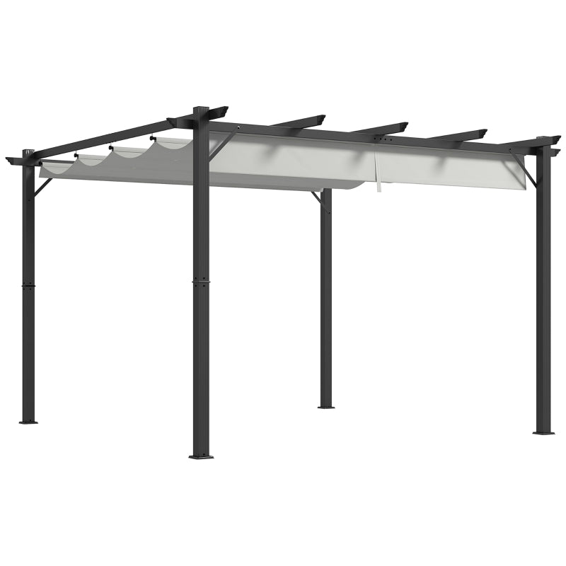 Outsunny 3 x 3(m) Aluminium Pergola Canopy