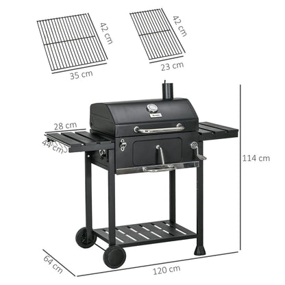 Outsunny Outdoor Portable Charcoal BBQ