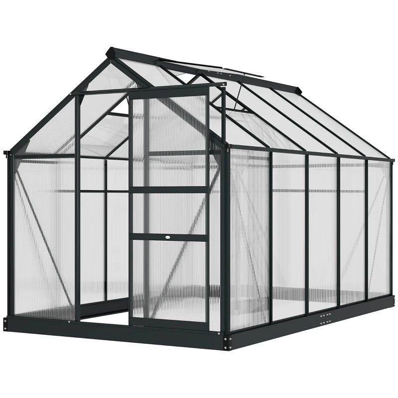 Outsunny 6 x 10ft Polycarbonate Greenhouse