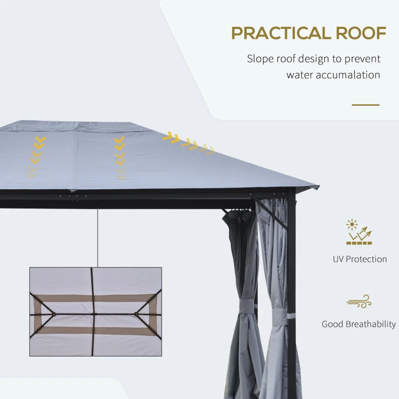 Outsunny 4 x 3(m) Garden Gazebo